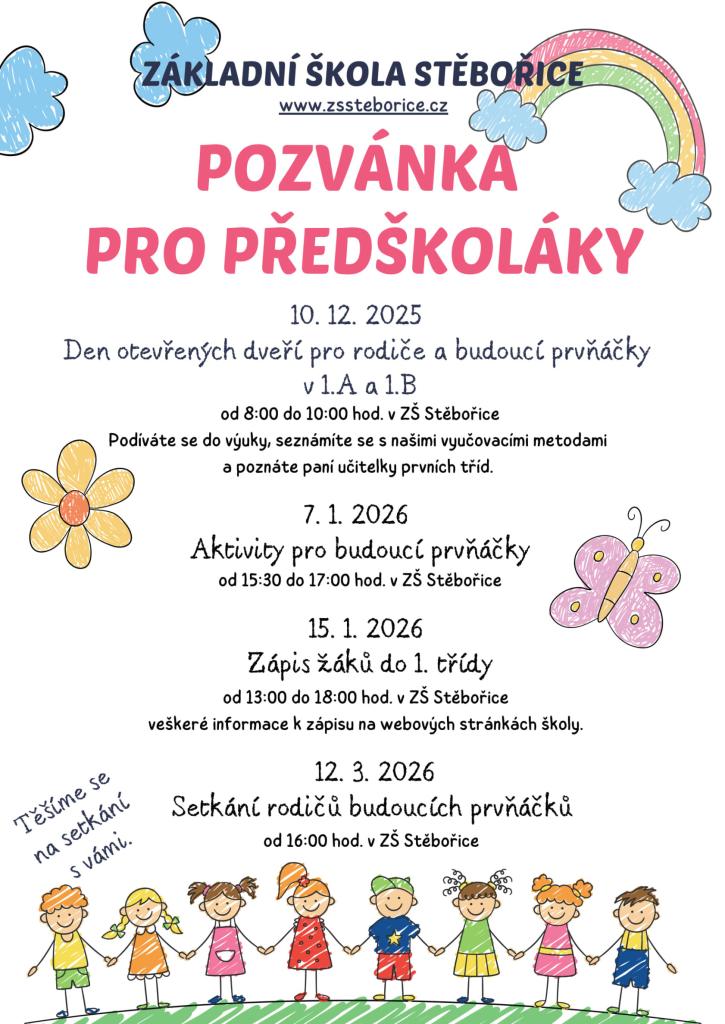 Pozvánka pro&nbsp;předškoláky
